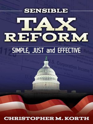 cover image of Sensible Tax Reform